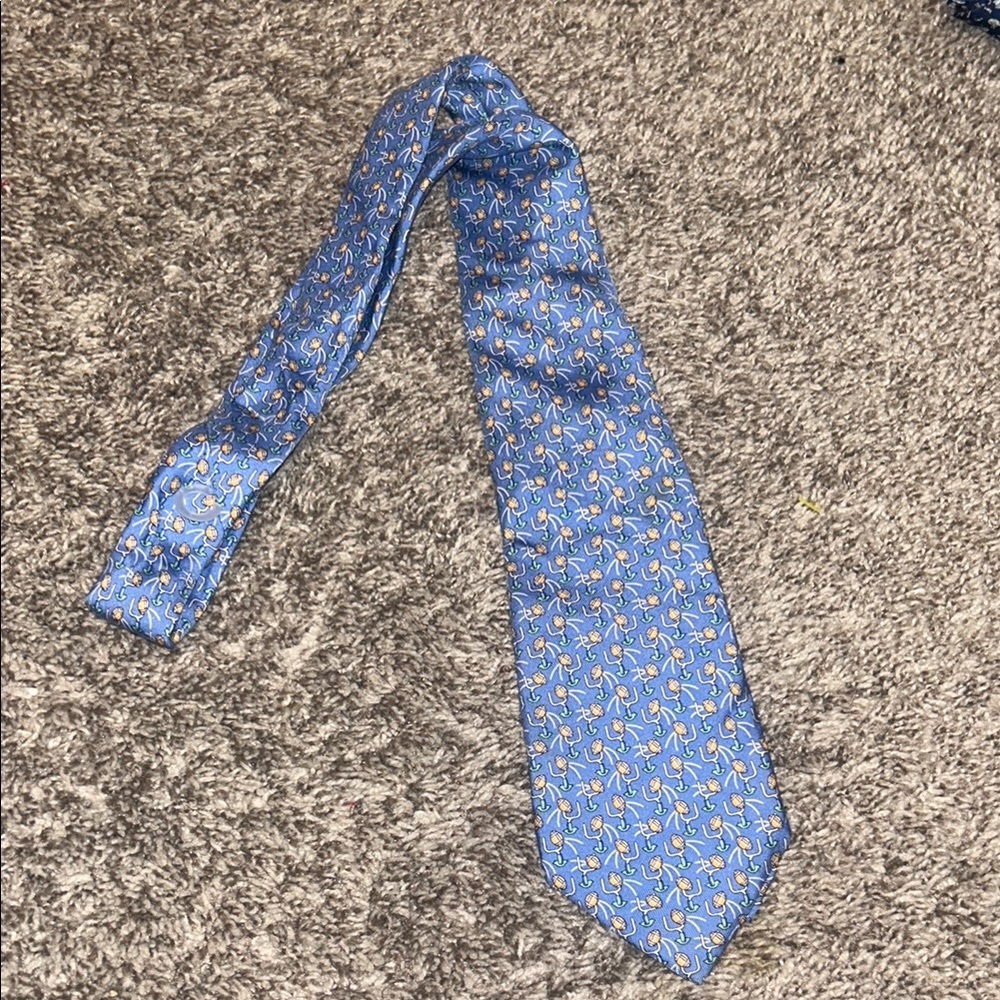 Boys Vineyard Vines football themed tie